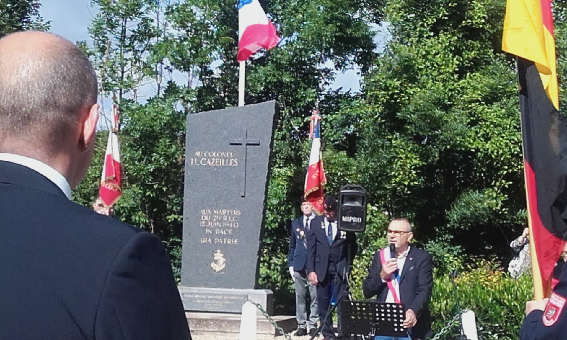 Cérémonie du 15 juin 2024 (CAZEILLES)